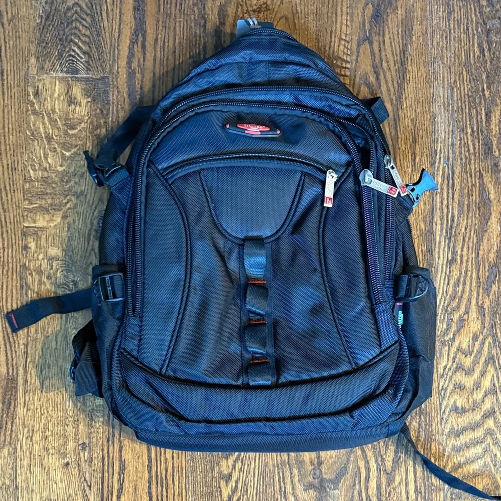 Versatile Black Backpack for Men